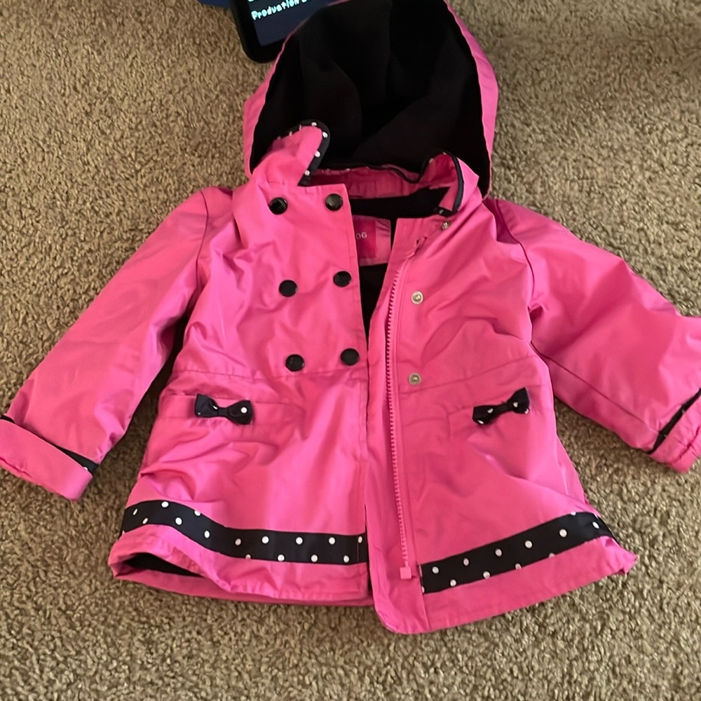 London fog rain coat 2t